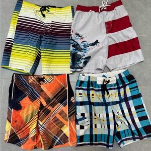 4 Kids Swim Trunks lot. Gap, OP, Mossimo